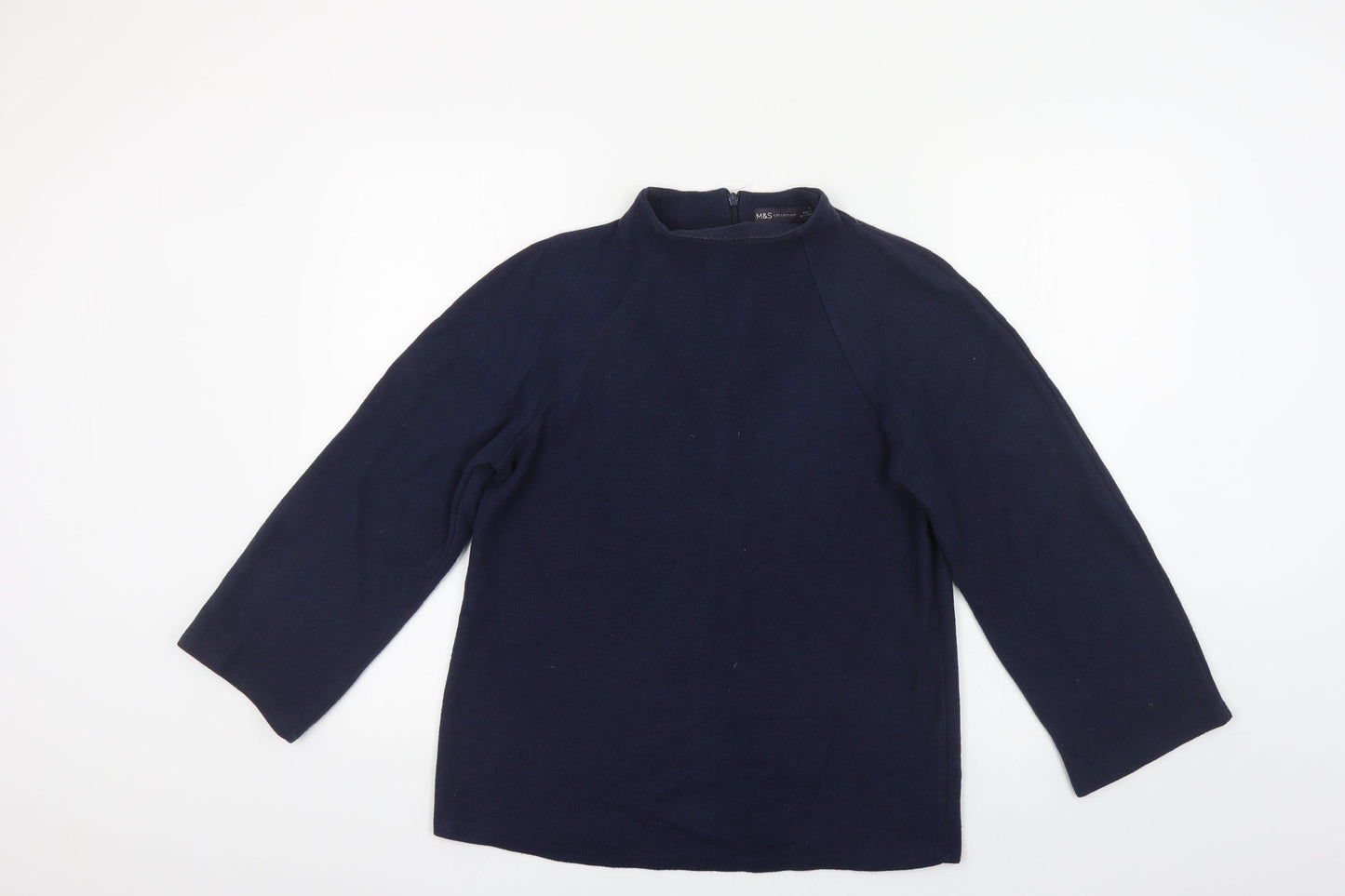 Womens UK Size 12 Marks and Spencer Blue Pullover Jumper