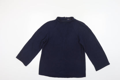 Womens UK Size 12 Marks and Spencer Blue Pullover Jumper