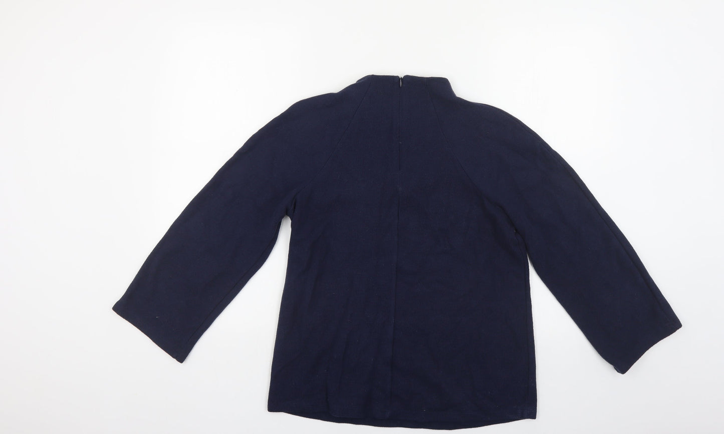 Womens UK Size 12 Marks and Spencer Blue Pullover Jumper