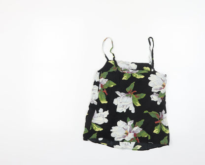 Womens UK Size 6 Warehouse Black Camisole Tank
