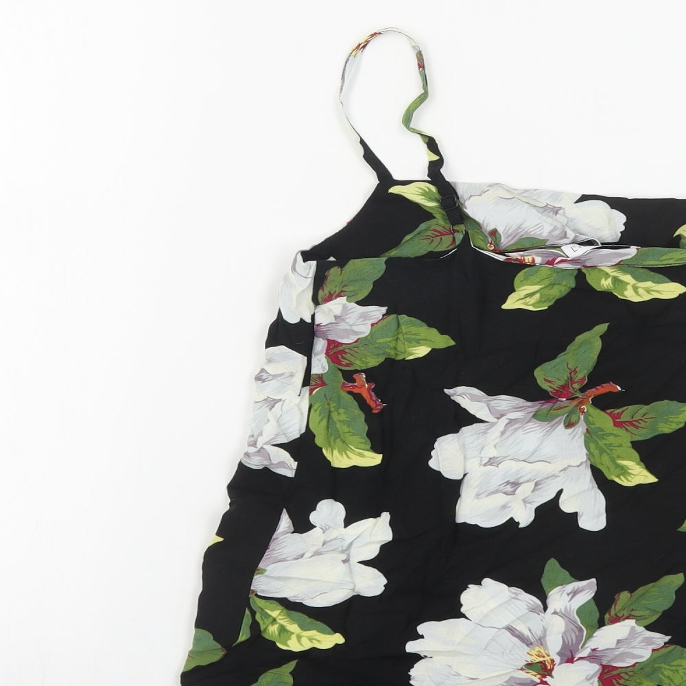 Womens UK Size 6 Warehouse Black Camisole Tank