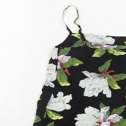 Womens UK Size 6 Warehouse Black Camisole Tank