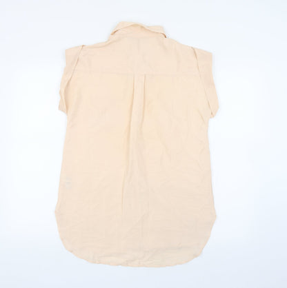 Womens UK Size 8 Dorothy Perkins Pink Basic Button-Up