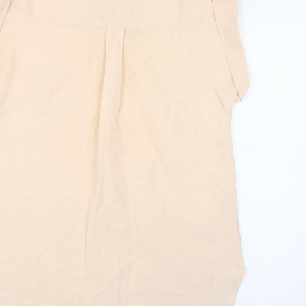 Womens UK Size 8 Dorothy Perkins Pink Basic Button-Up