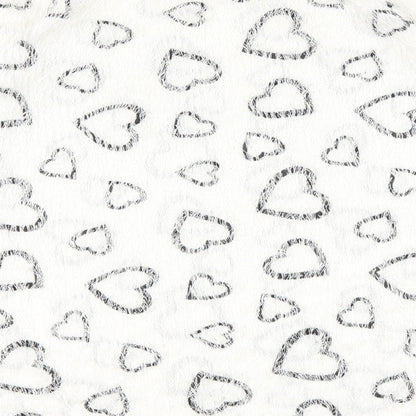 George Womens White Round Neck Geometric Polyester Pullover Jumper Size 10 - Hearts pattern