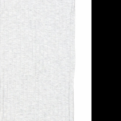 Atmosphere Womens Grey Viscose Straight & Pencil Skirt Size 14 Drawstring