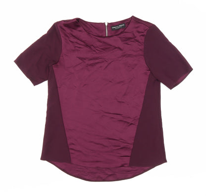 Womens UK Size 8 Dorothy Perkins Purple Basic Blouse