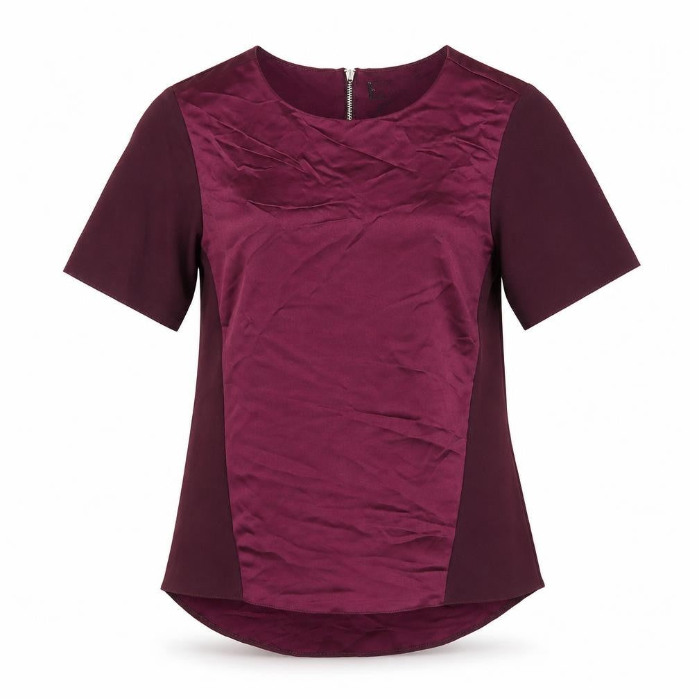 Womens UK Size 8 Dorothy Perkins Purple Basic Blouse