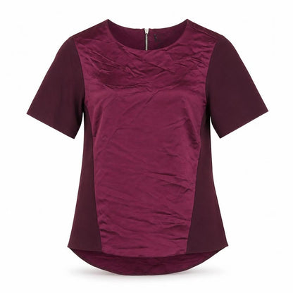 Womens UK Size 8 Dorothy Perkins Purple Basic Blouse