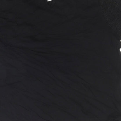 Originals Womens Black Polyester Basic T-Shirt Size 20 Round Neck