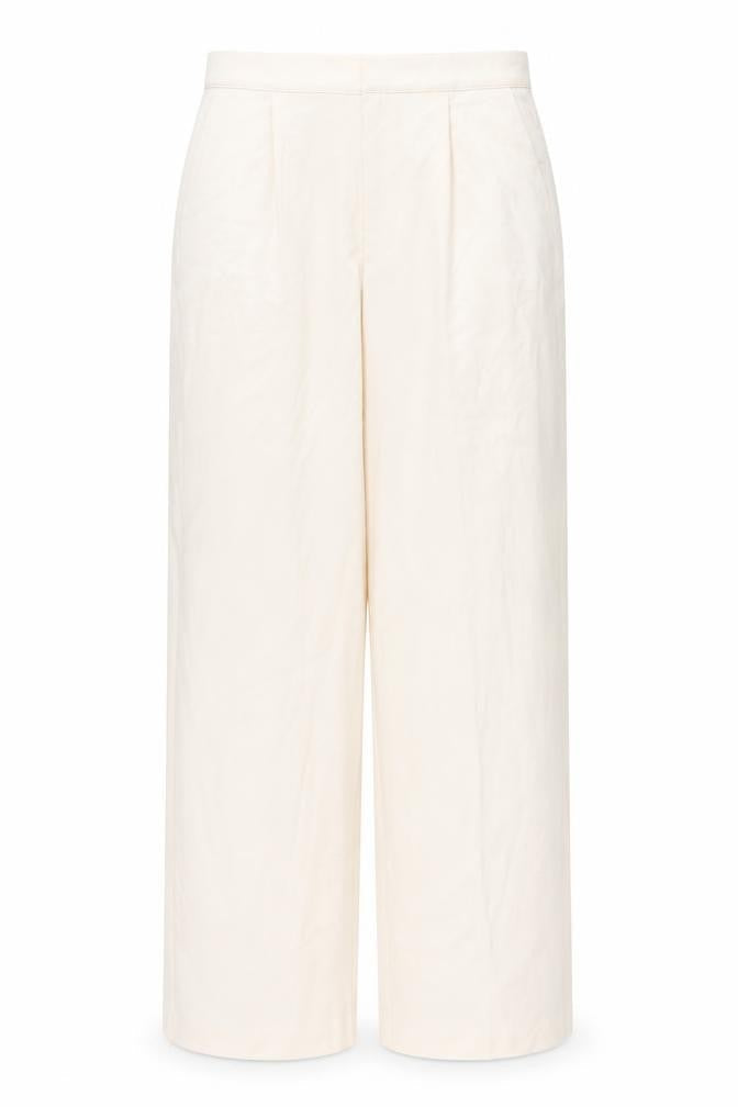 Womens UK Size M Pull&Bear Regular Fit  Ivory Trousers