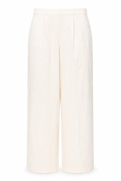 Womens UK Size M Pull&Bear Regular Fit  Ivory Trousers