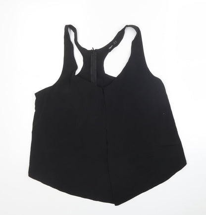 Womens UK Size 12 ASOS Black Basic Tank