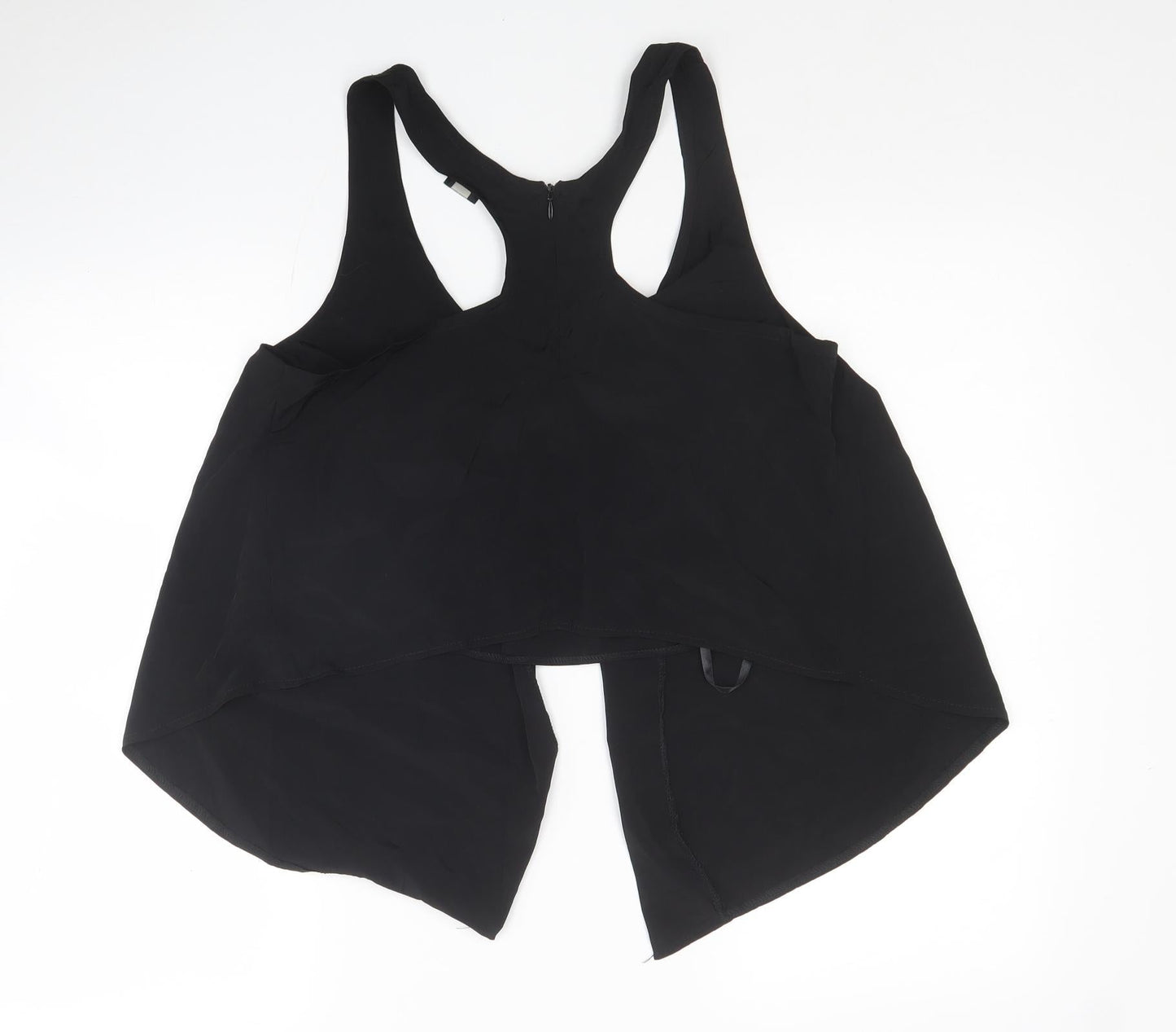 Womens UK Size 12 ASOS Black Basic Tank