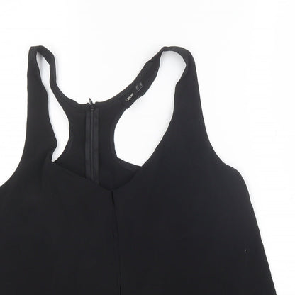 Womens UK Size 12 ASOS Black Basic Tank