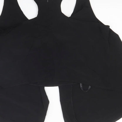 Womens UK Size 12 ASOS Black Basic Tank