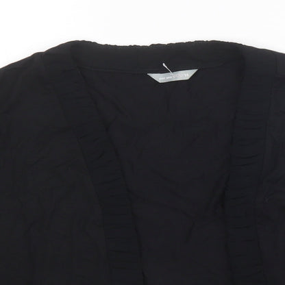 Womens UK Size 14 Per Una Black Cardigan Jumper