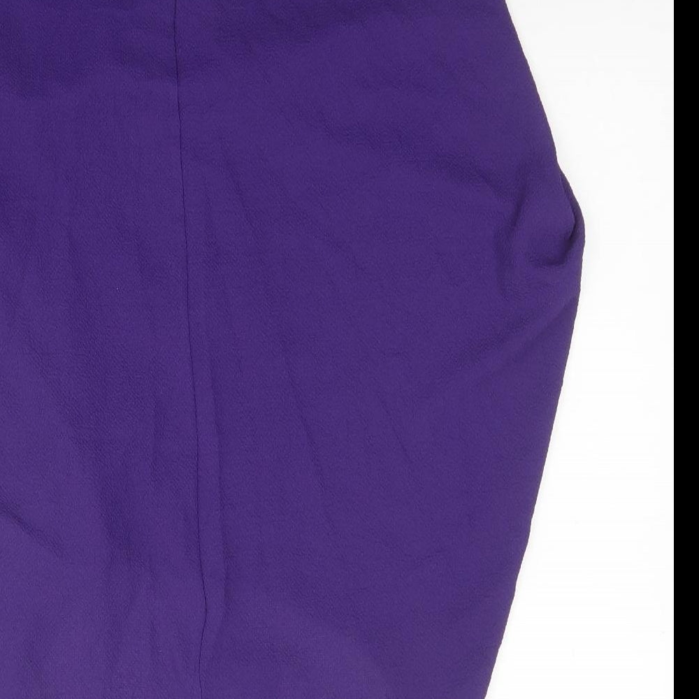 Womens UK Size 12 H&M Purple Tunic Blouse