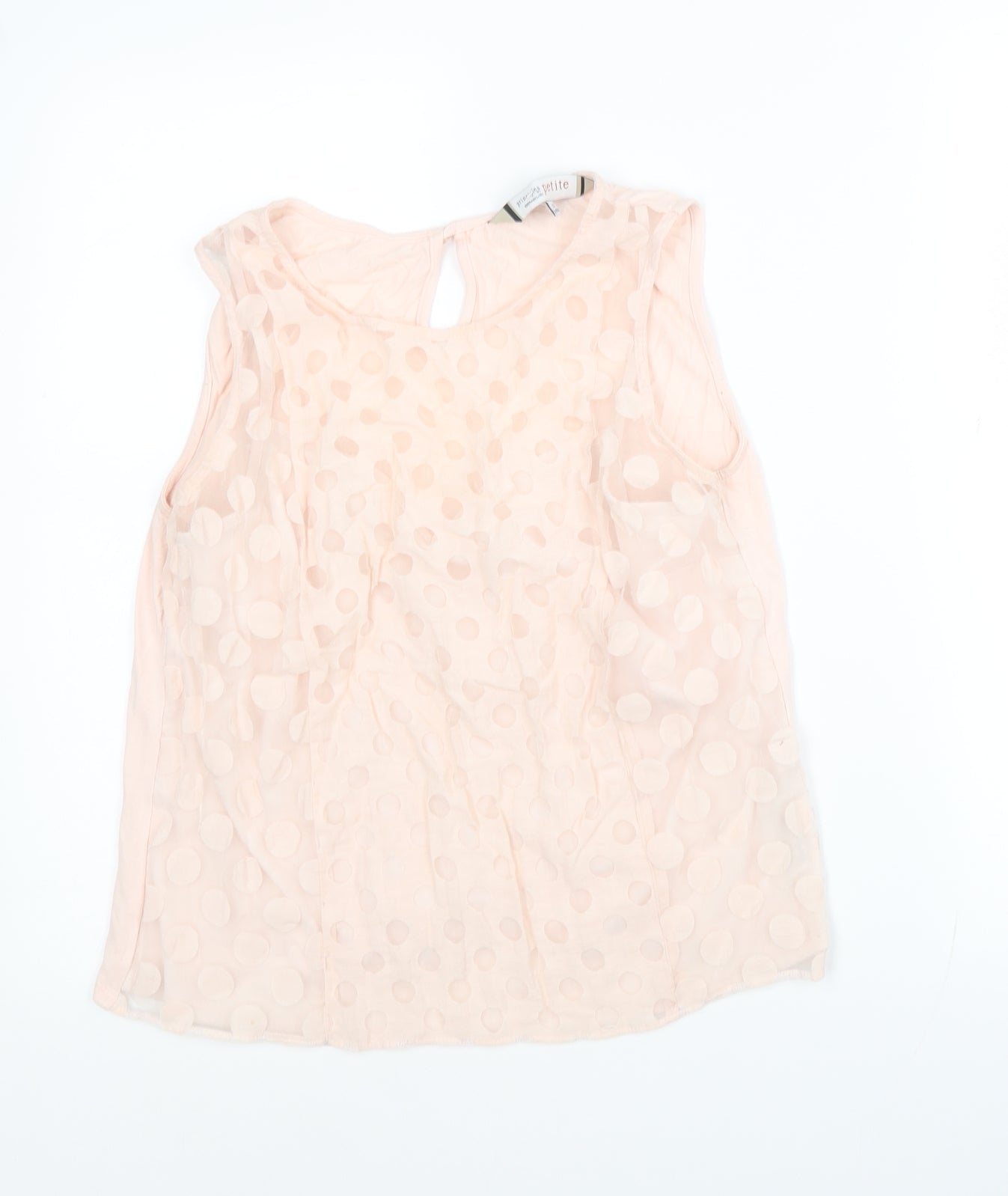 Womens UK Size 12 Principles Pink Jersey Blouse