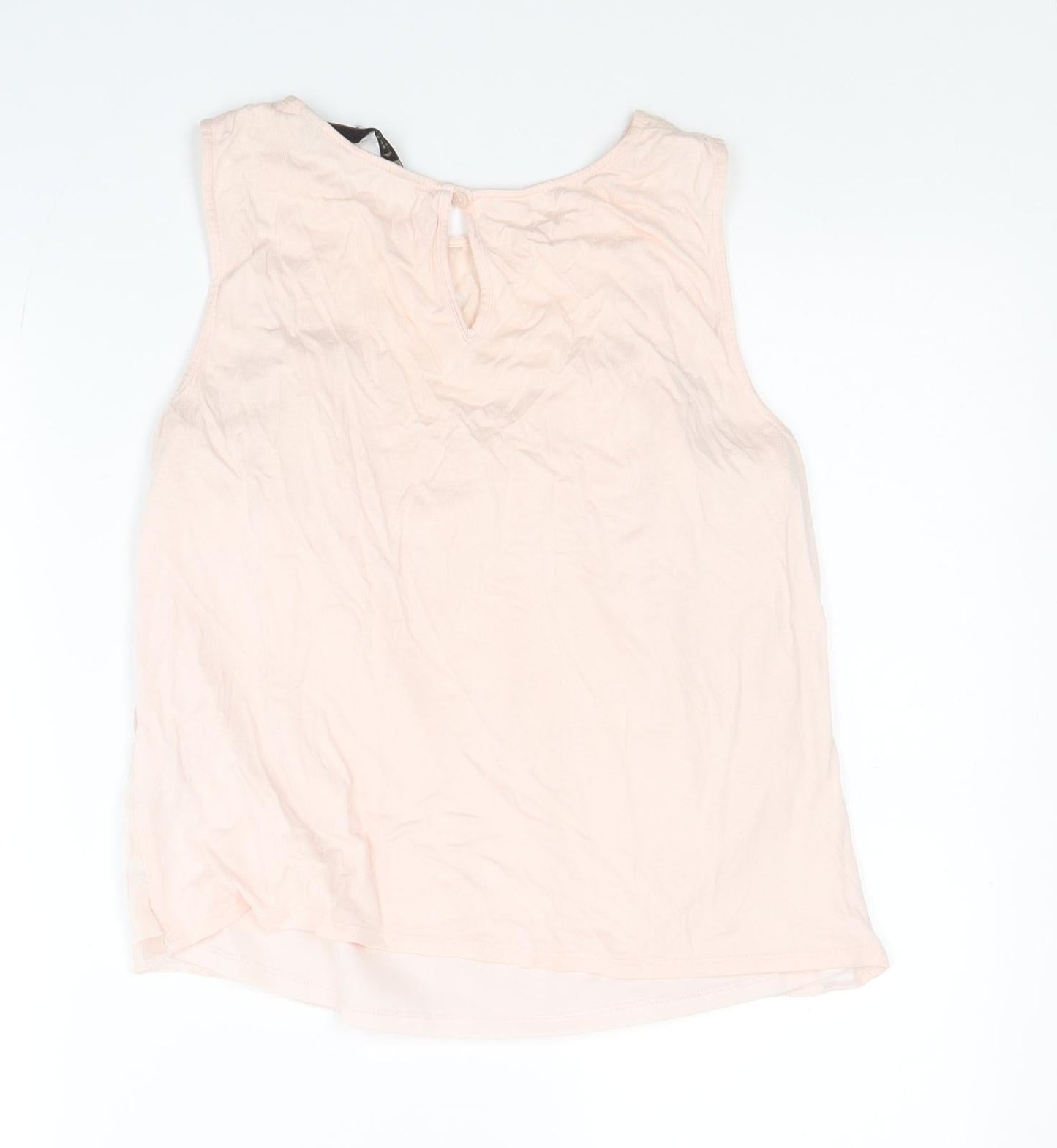 Womens UK Size 12 Principles Pink Jersey Blouse