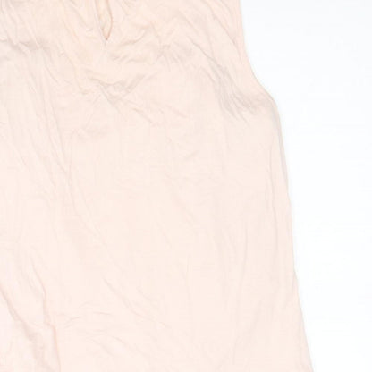 Womens UK Size 12 Principles Pink Jersey Blouse