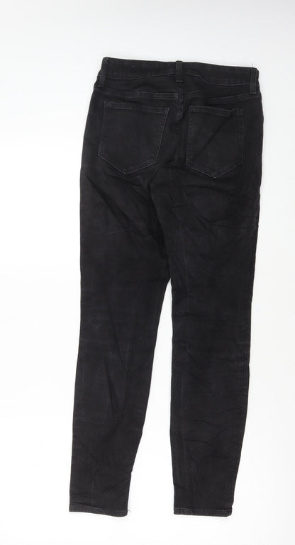 Gap Womens Black Cotton Skinny Jeans Size 26 in L28 in Regular Button
