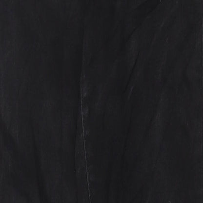 Gap Womens Black Cotton Skinny Jeans Size 26 in L28 in Regular Button