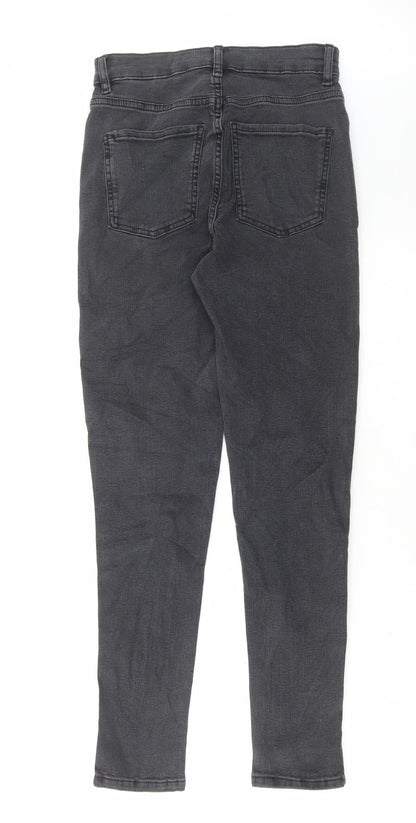 Womens UK Size 8 Marks and Spencer Regular Fit Skinny Grey Jeans