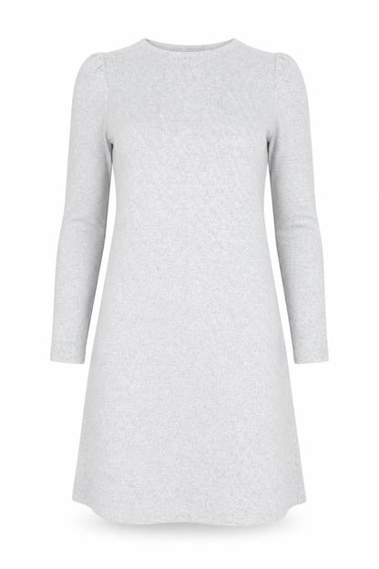 George Womens Grey Polyester Jumper Dress Size 8 Round Neck Pullover