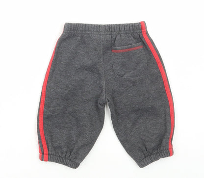 Lonsdale Baby Grey Polyester Jogger Trousers Size 6-9 Months Pullover