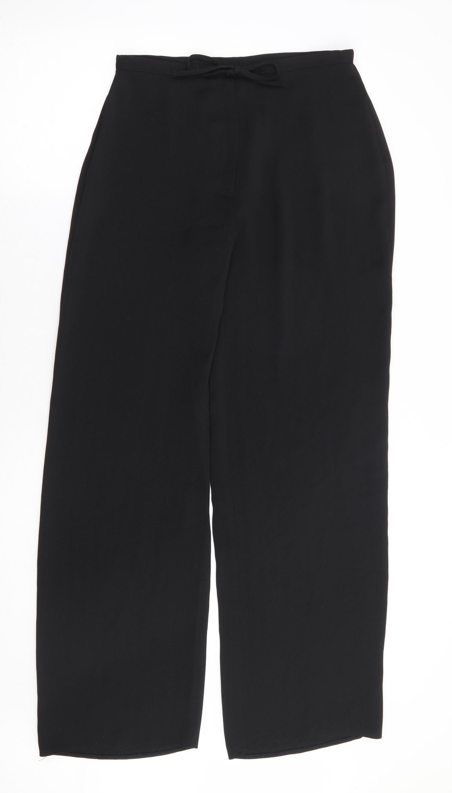 Womens UK Size 10 BHS Regular Fit  Black Trousers