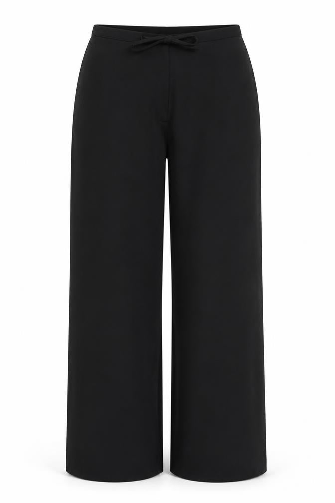 Womens UK Size 10 BHS Regular Fit  Black Trousers
