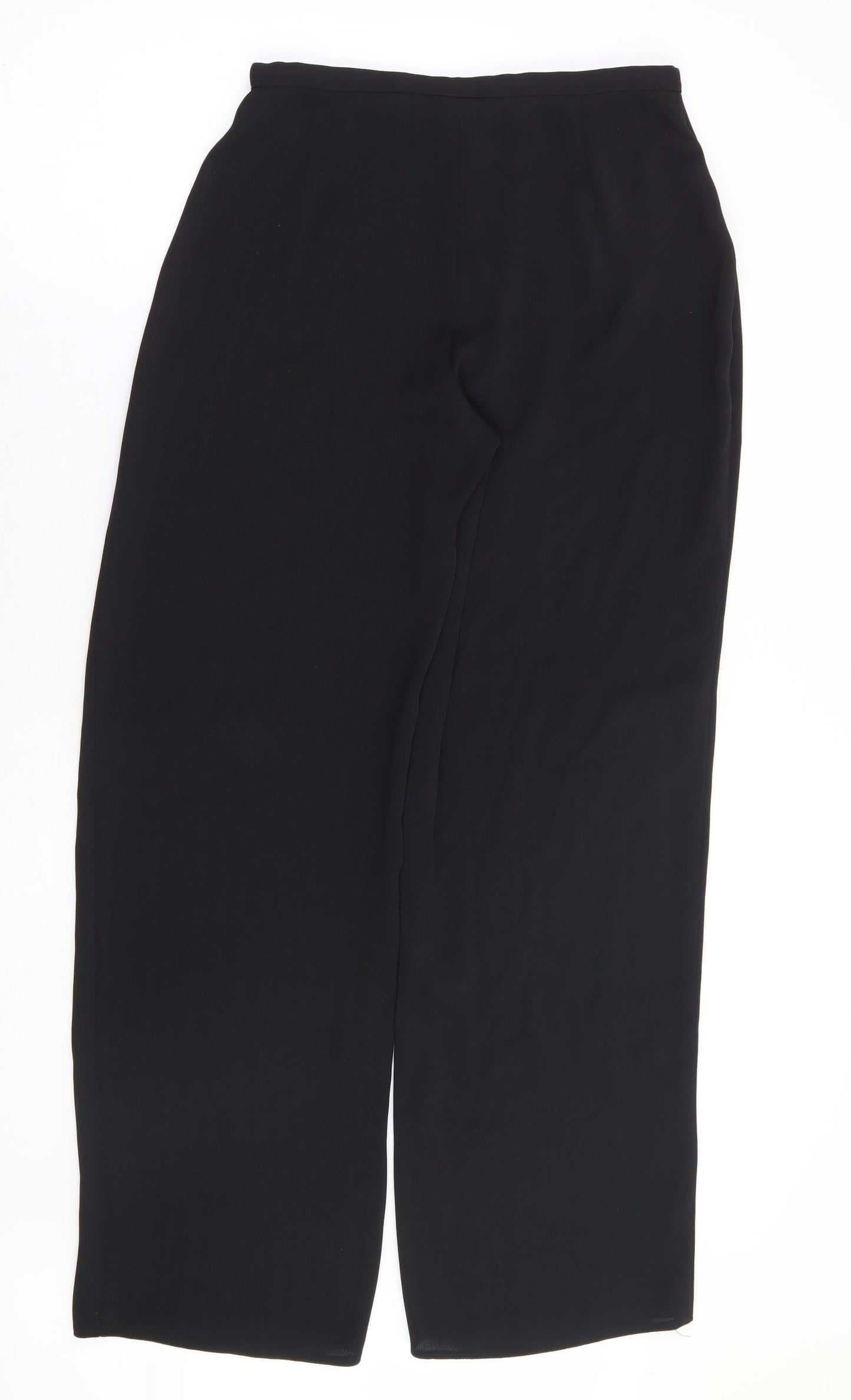 Womens UK Size 10 BHS Regular Fit  Black Trousers