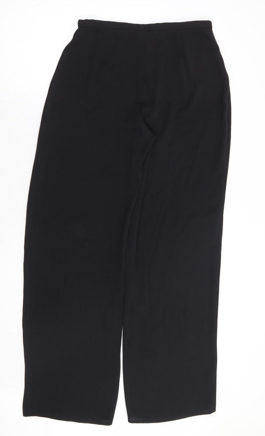 Womens UK Size 10 BHS Regular Fit  Black Trousers