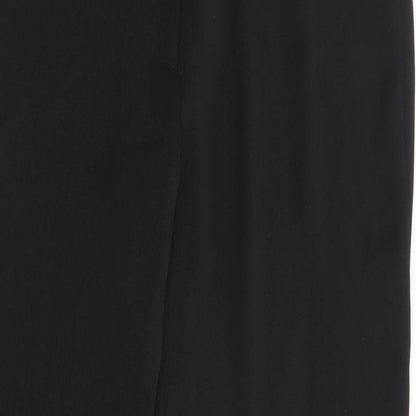 Womens UK Size 10 BHS Regular Fit  Black Trousers