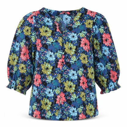 Womens UK Size 8 Marks and Spencer Multicoloured Basic Blouse
