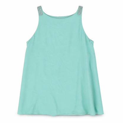 Womens UK Size 10 NEXT Green Basic Tank