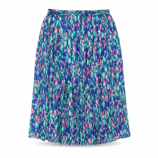 Womens UK Size 32 in Preworn Pleated Chiffon Skirt