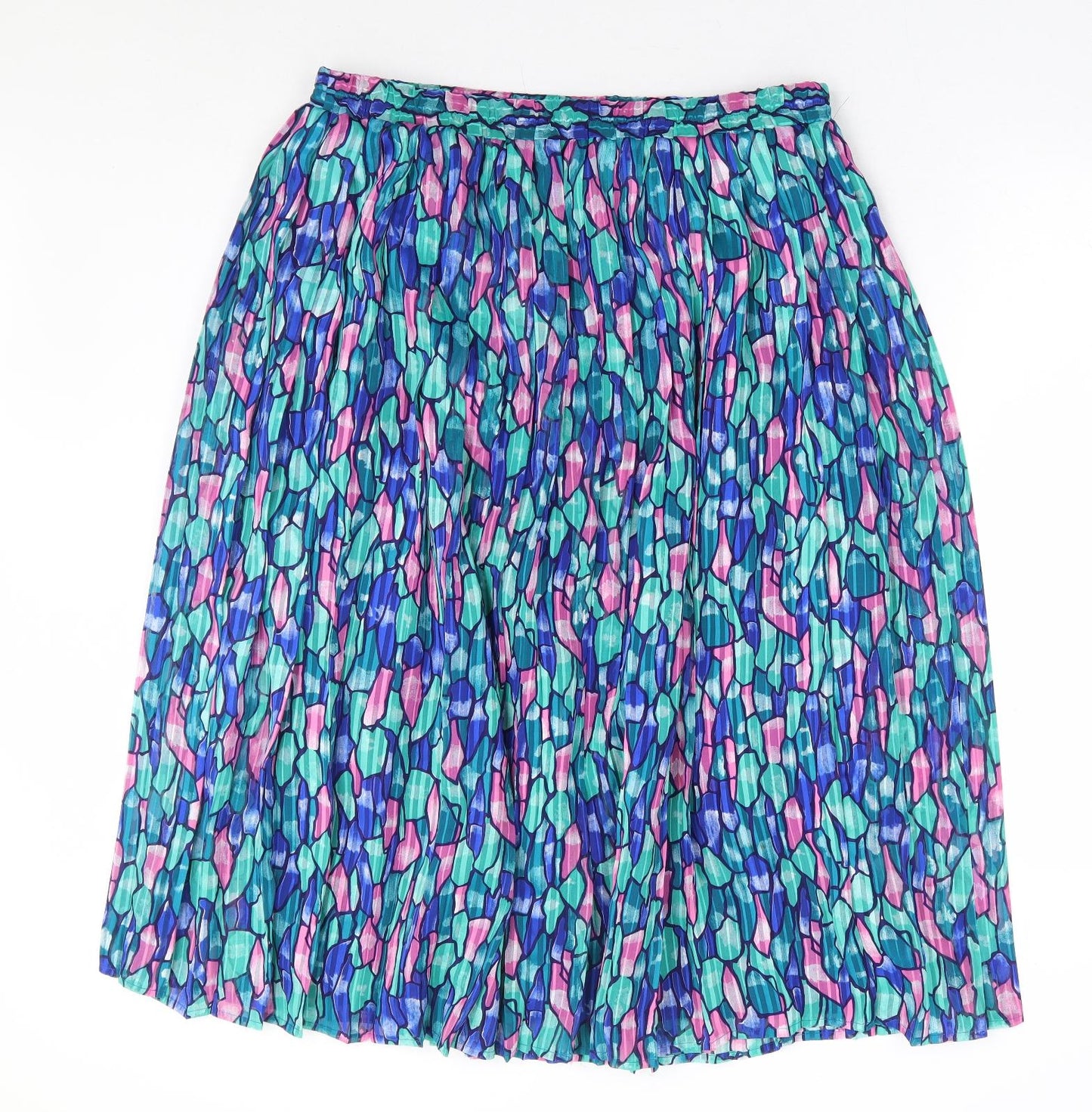 Womens UK Size 32 in Preworn Pleated Chiffon Skirt