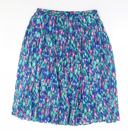 Womens UK Size 32 in Preworn Pleated Chiffon Skirt