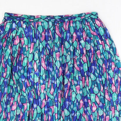 Womens UK Size 32 in Preworn Pleated Chiffon Skirt