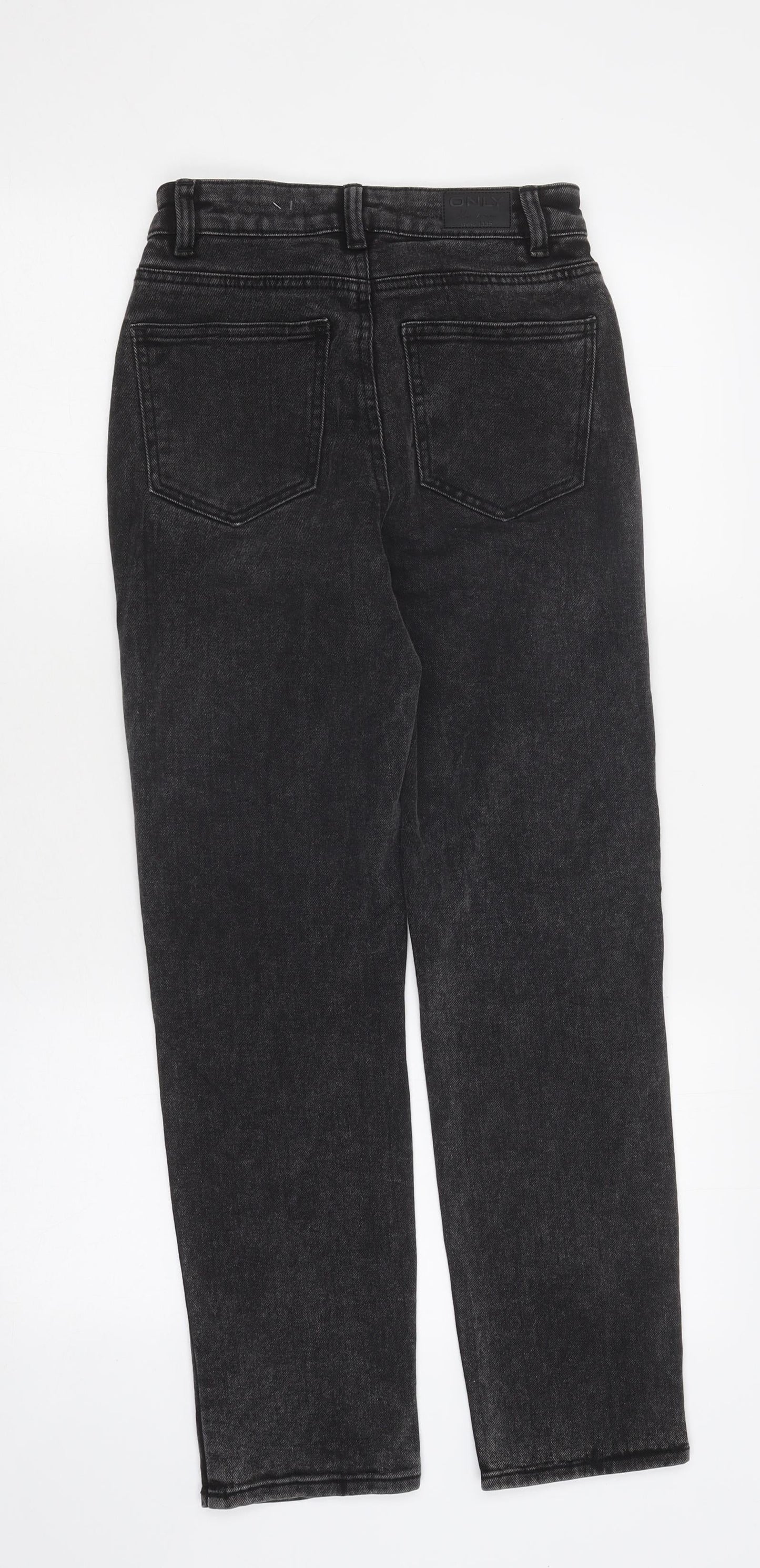 Only Womens Black Cotton Skinny Jeans Size 25 in L32 in Regular Zip - 4 Buttons