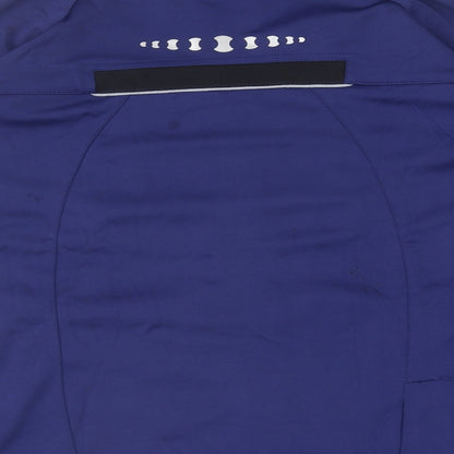 Crivit Womens Blue Rain Coat Coat Size L Zip