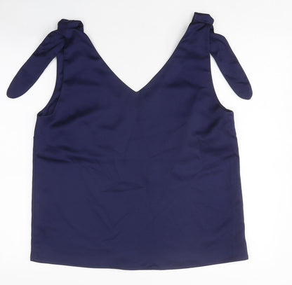 Womens UK Size M Savida Blue Basic Tank
