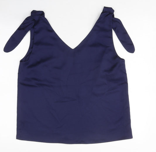 Womens UK Size M Savida Blue Basic Tank