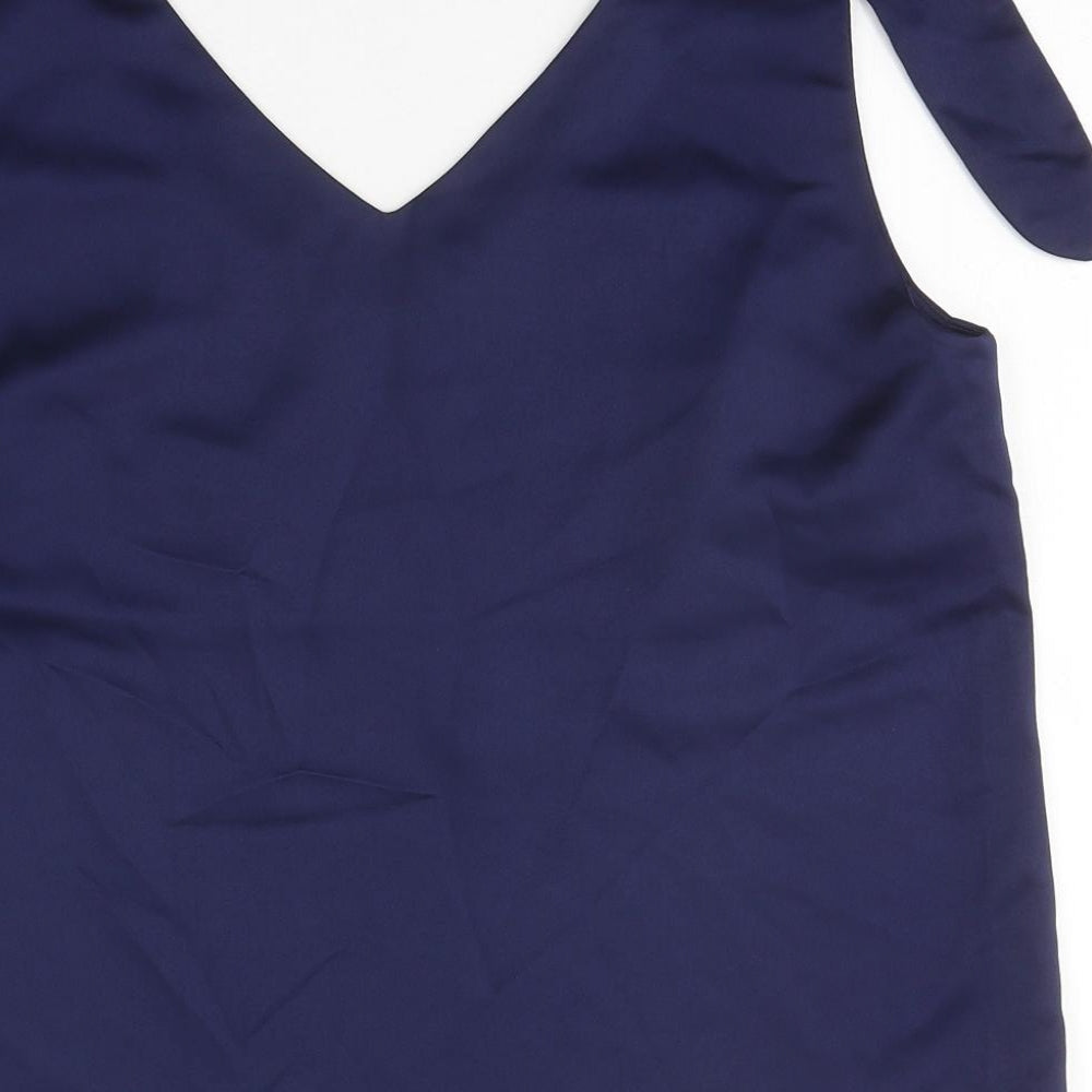 Womens UK Size M Savida Blue Basic Tank