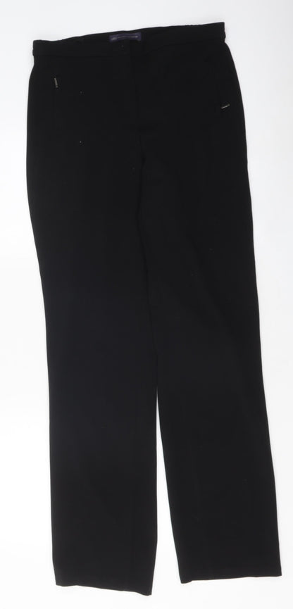 Womens UK Size 8 Marks and Spencer Regular Fit  Black Trousers