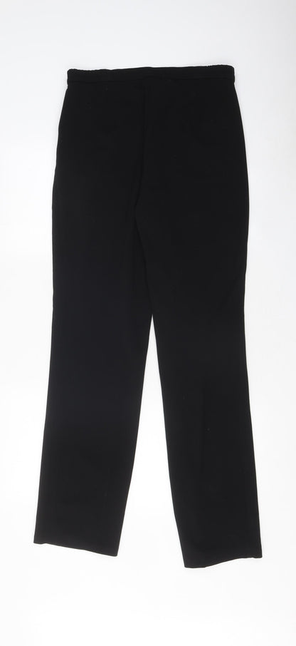 Womens UK Size 8 Marks and Spencer Regular Fit  Black Trousers