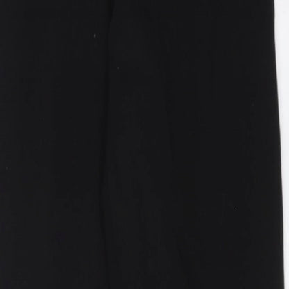Womens UK Size 8 Marks and Spencer Regular Fit  Black Trousers