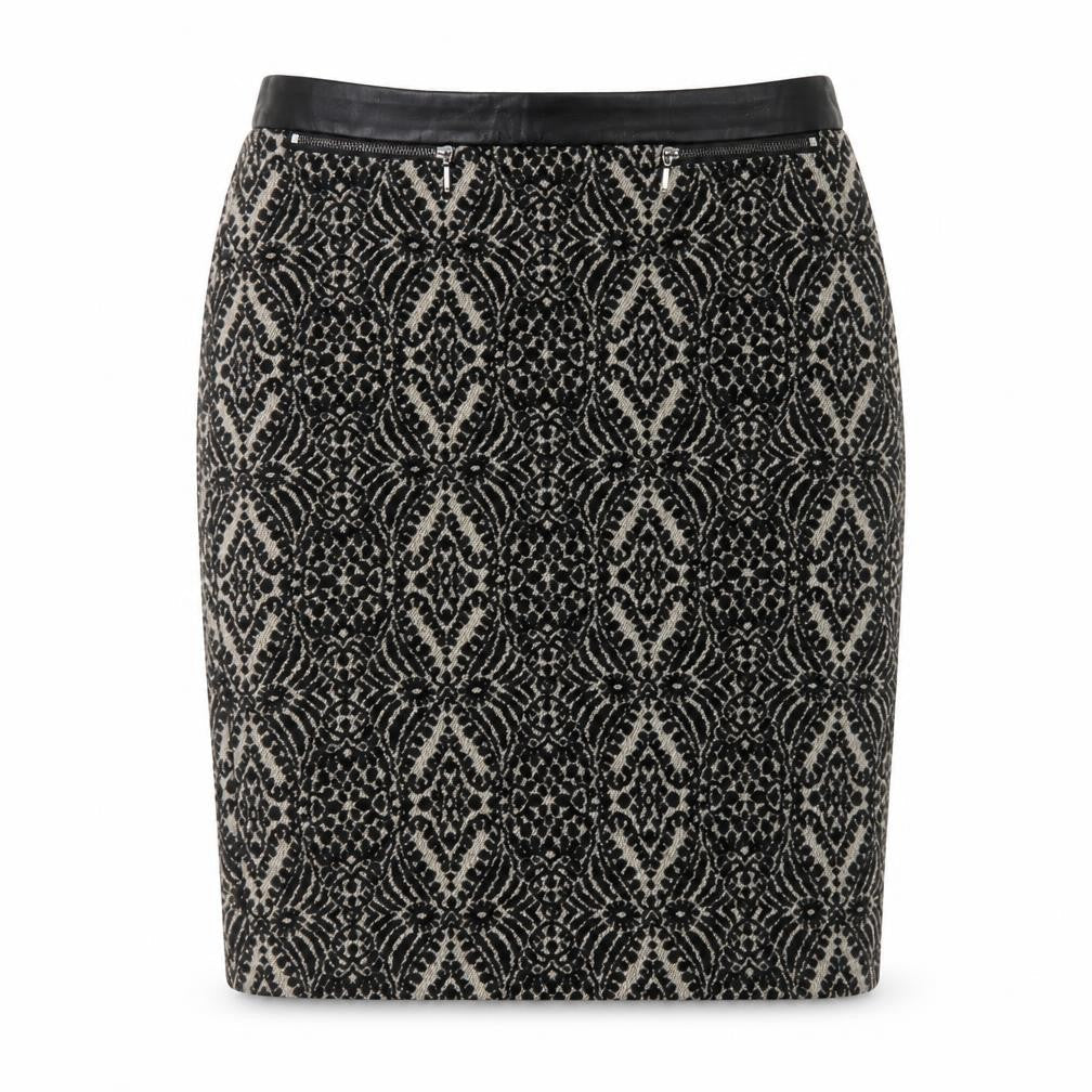 Womens UK Size 10 M&Co Straight & Pencil Tweed Skirt